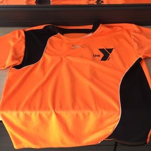 Neon orange YMCA shirt. great for kids!